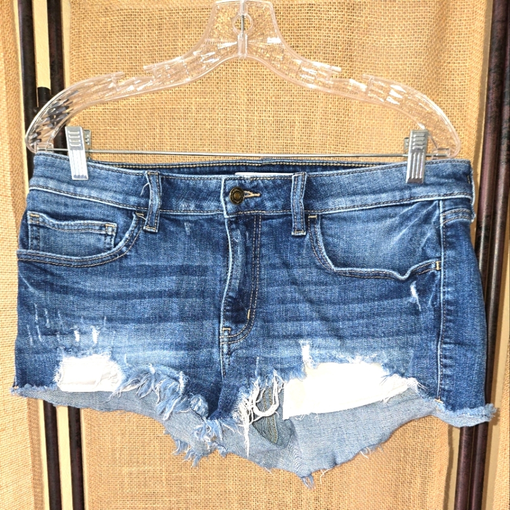 Women's Willow & Root The Mid-Rise Cut Off Jean Shorts Size XL